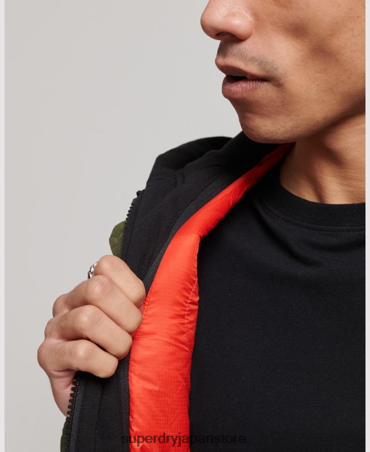 軍用フライトボンバージャケット 男性 Superdry 衣類 カーキ 2J62PZ1144