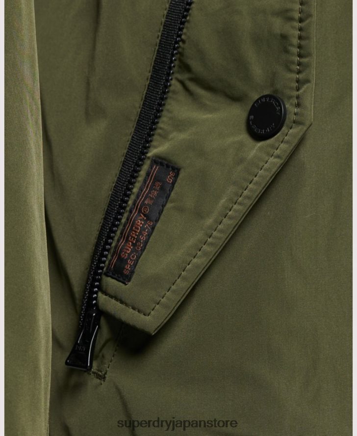 軍用フライトボンバージャケット 男性 Superdry 衣類 カーキ 2J62PZ1144