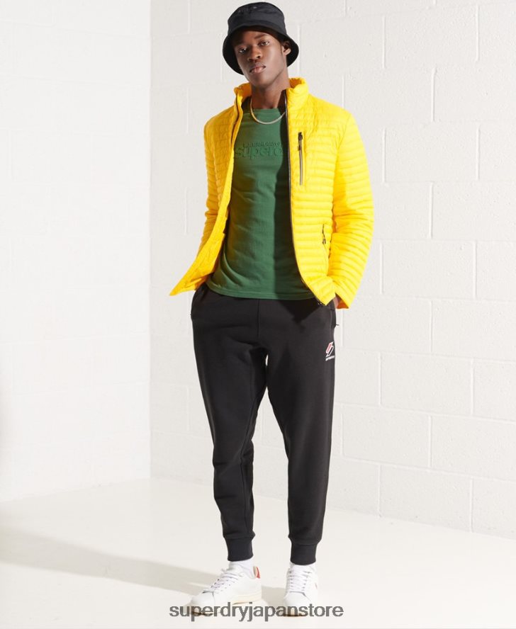 マイクロキルトパッカウェイフジジャケット 男性 Superdry 衣類 黄色 2J62PZ1161