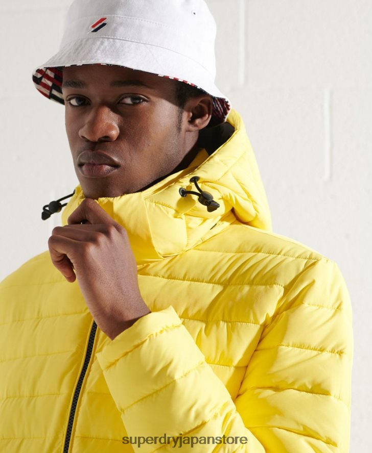 フード付きフジジャケット 男性 Superdry 衣類 黄色 2J62PZ1162