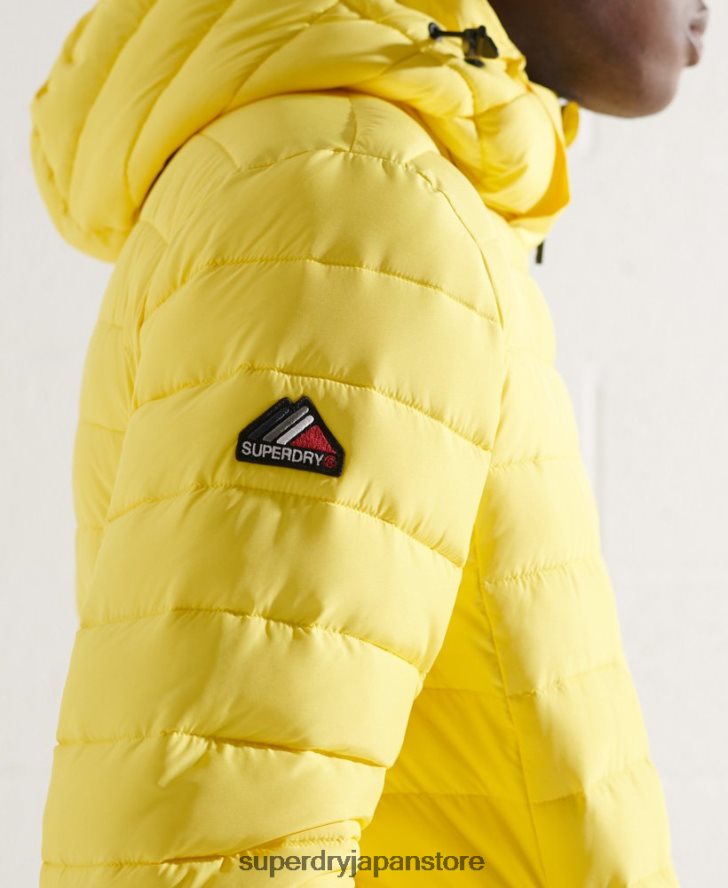 フード付きフジジャケット 男性 Superdry 衣類 黄色 2J62PZ1162