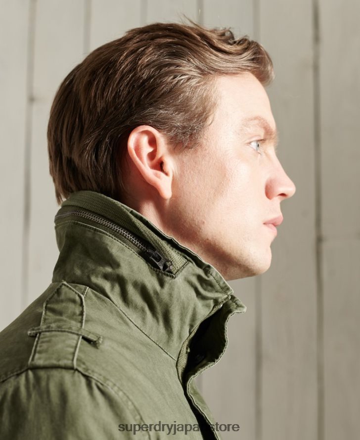 クラシックなルーキージャケット 男性 Superdry 衣類 カーキ 2J62PZ1164