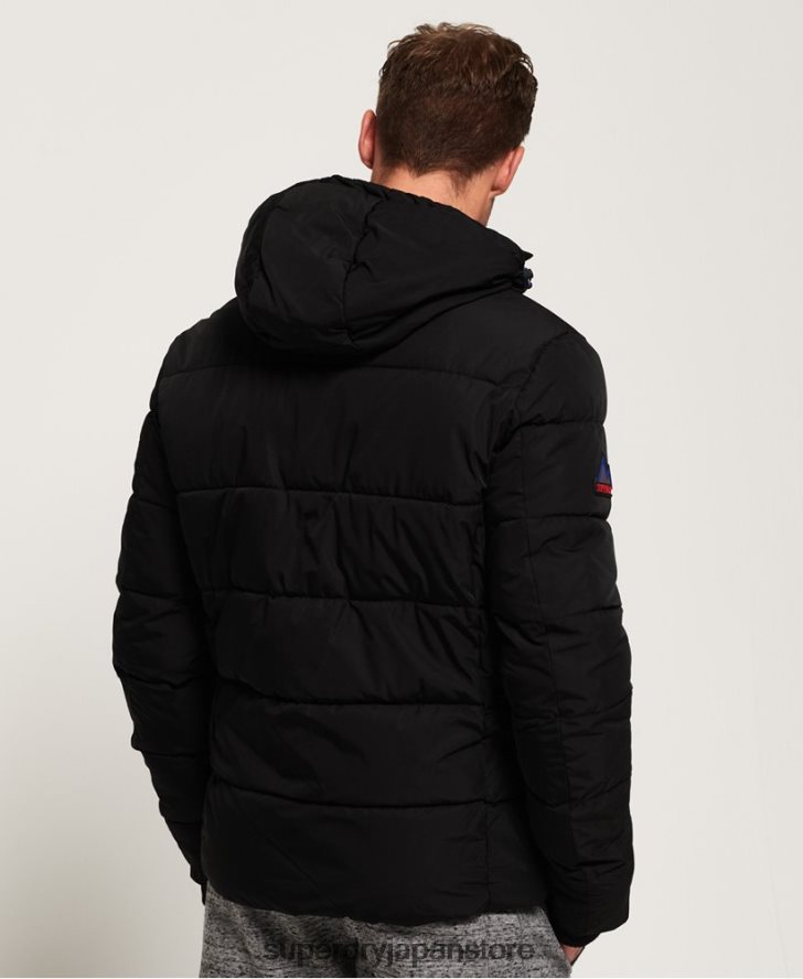 スポーツダウンジャケット 男性 Superdry 衣類 黒 2J62PZ1170
