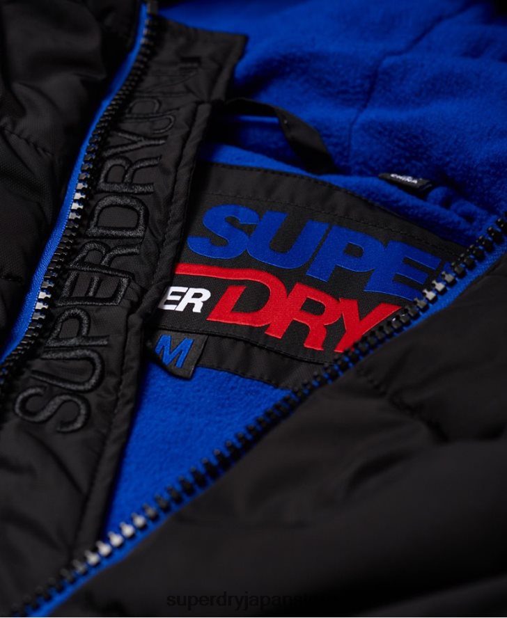スポーツダウンジャケット 男性 Superdry 衣類 黒 2J62PZ1170