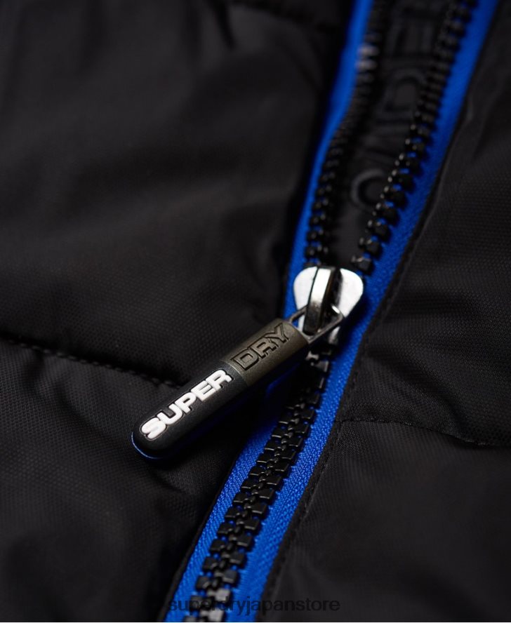 スポーツダウンジャケット 男性 Superdry 衣類 黒 2J62PZ1170