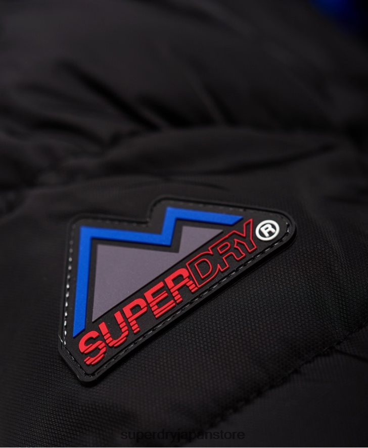 スポーツダウンジャケット 男性 Superdry 衣類 黒 2J62PZ1170