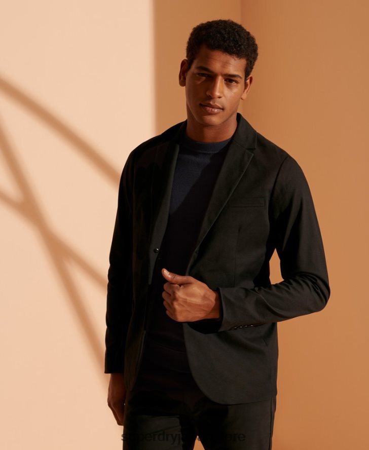 限定版コットンブレザー 男性 Superdry 衣類 黒 2J62PZ1173