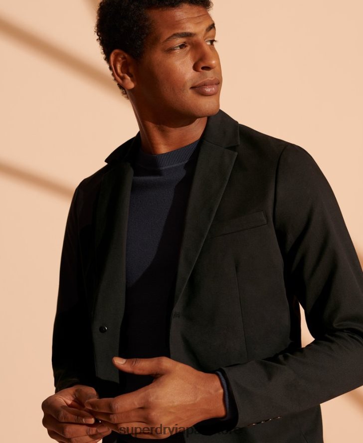 限定版コットンブレザー 男性 Superdry 衣類 黒 2J62PZ1173