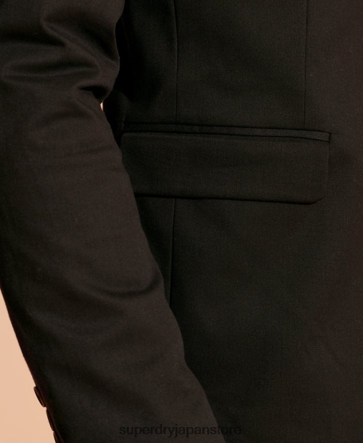 限定版コットンブレザー 男性 Superdry 衣類 黒 2J62PZ1173