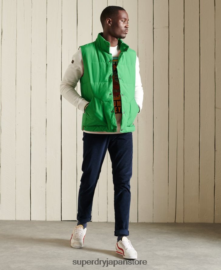 マウンテンジレ 男性 Superdry 衣類 緑 2J62PZ1176