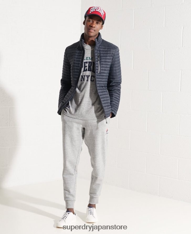パッカウェイ フードなしフジジャケット 男性 Superdry 衣類 海軍 2J62PZ1177