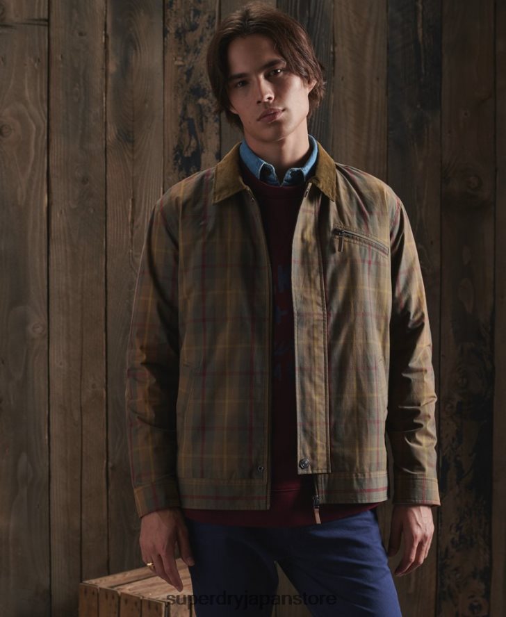 限定版ドライクルーザージャケット 男性 Superdry 衣類 茶色 2J62PZ1181