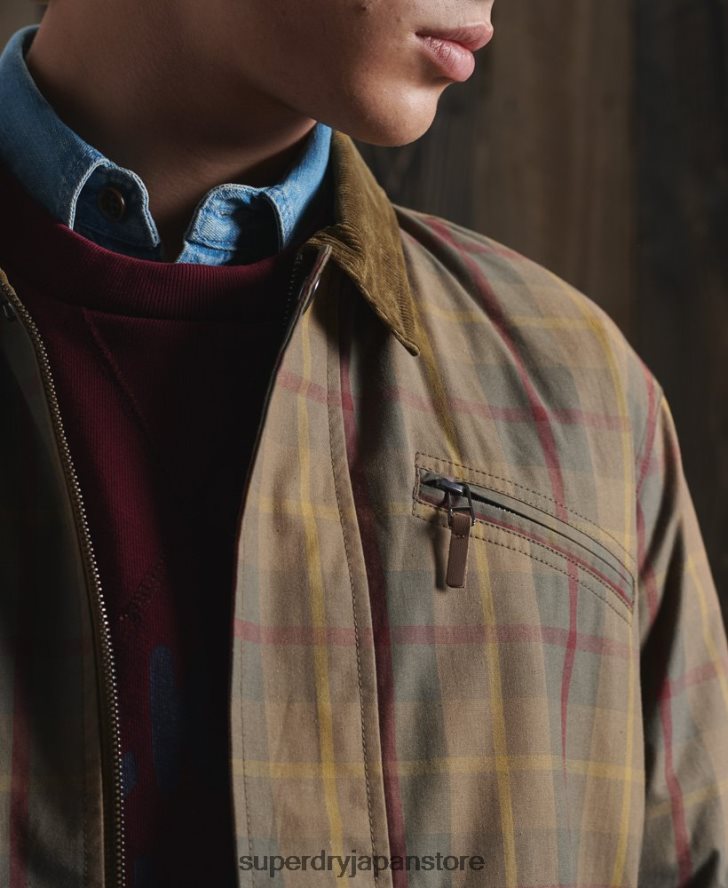 限定版ドライクルーザージャケット 男性 Superdry 衣類 茶色 2J62PZ1181