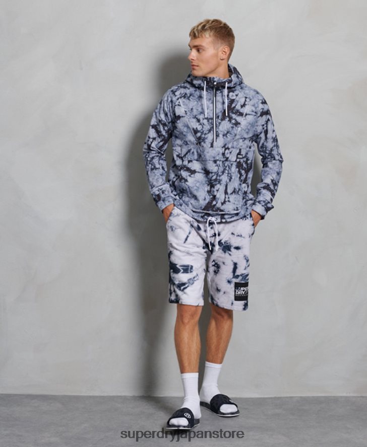 コントラストのあるオーバーヘッドジャケット 男性 Superdry 衣類 濃い灰色 2J62PZ1182