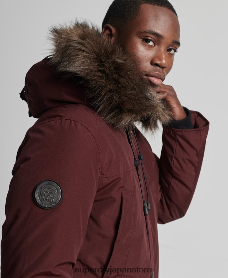 ルーキーダウンパーカージャケット 男性 Superdry 衣類 紫 2J62PZ1185