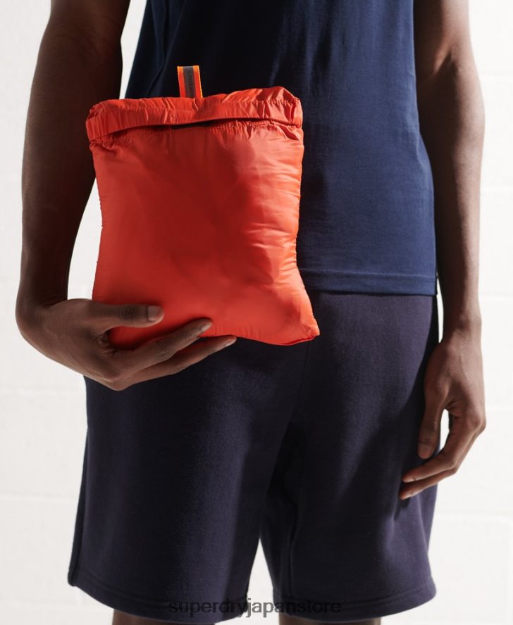 パッカウェイ フードなしフジジャケット 男性 Superdry 衣類 オレンジ 2J62PZ1190