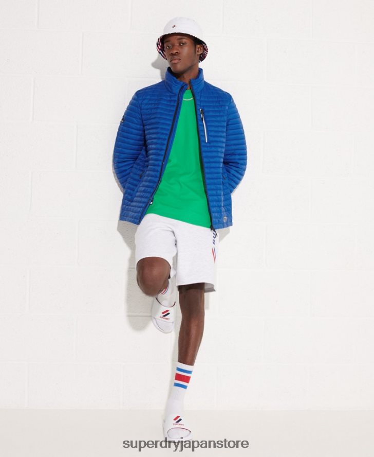 パッカウェイ フードなしフジジャケット 男性 Superdry 衣類 青 2J62PZ1191