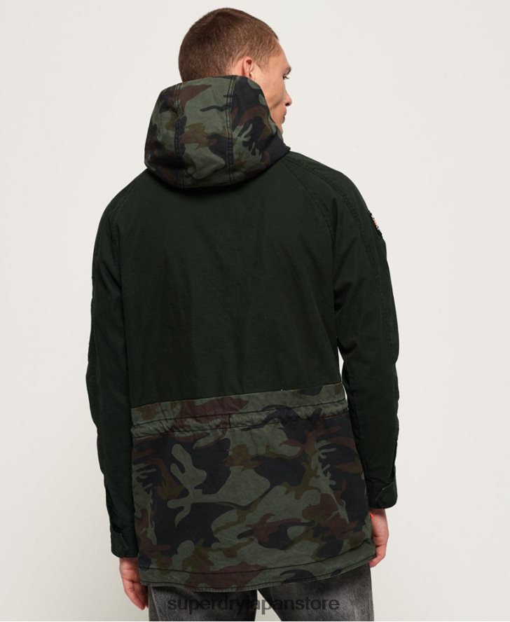 ルーキー パンサー エレベーテッド パーカー ジャケット 男性 Superdry 衣類 緑 2J62PZ1199
