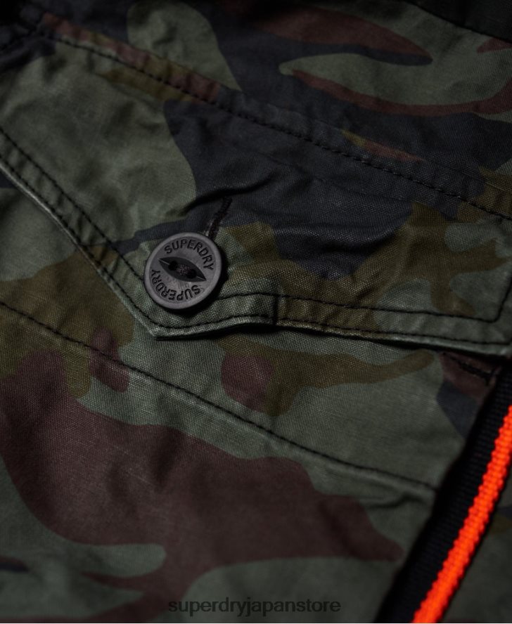 ルーキー パンサー エレベーテッド パーカー ジャケット 男性 Superdry 衣類 緑 2J62PZ1199