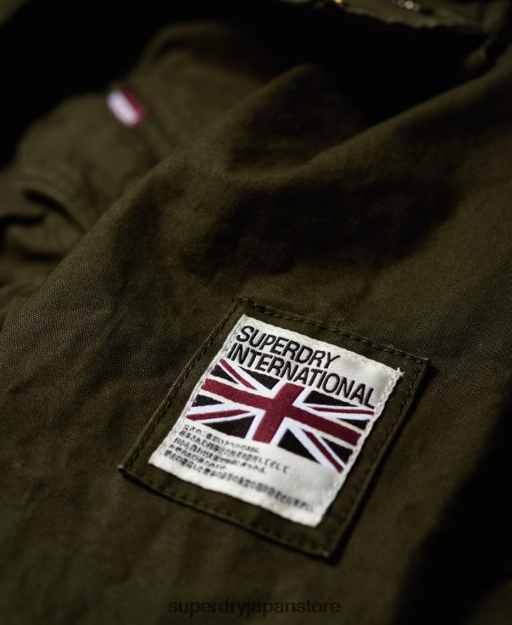 ルーキーヘビーウェザーフィールドジャケット 男性 Superdry 衣類 緑 2J62PZ1204