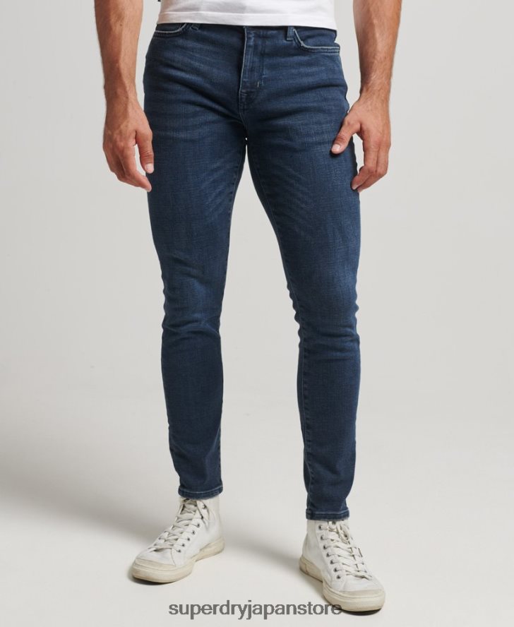 ヴィンテージスキニージーンズ 男性 Superdry 衣類 濃紺 2J62PZ1206
