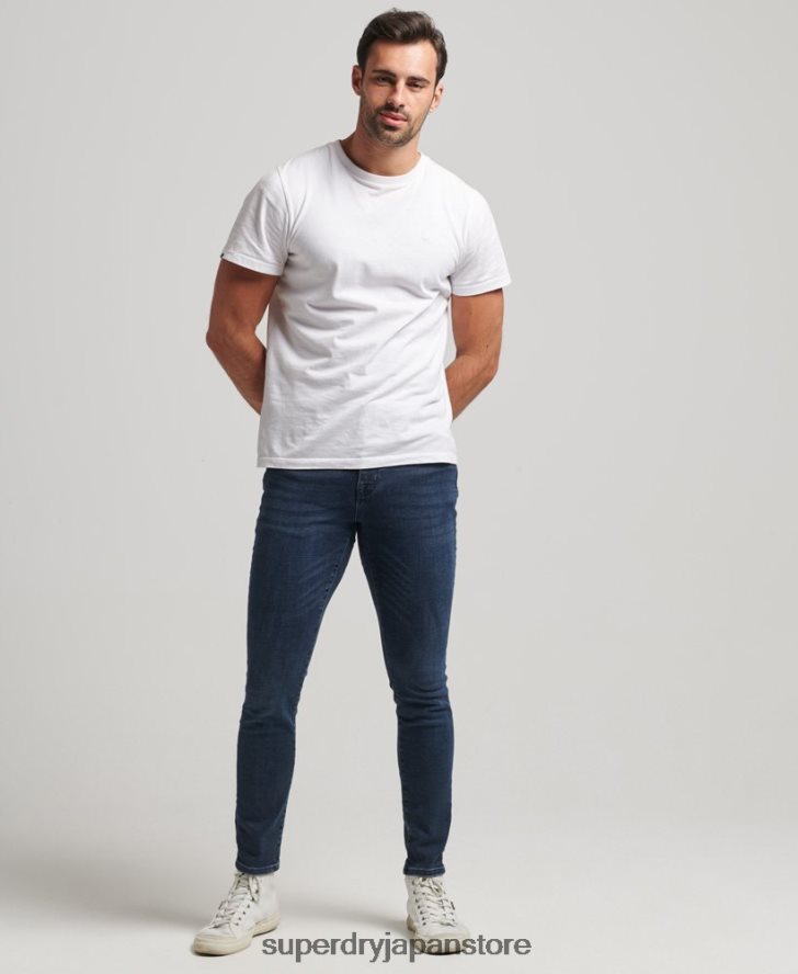 ヴィンテージスキニージーンズ 男性 Superdry 衣類 濃紺 2J62PZ1206