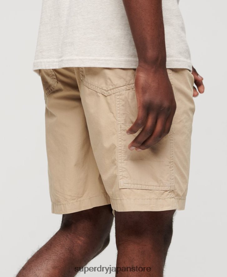 カーペンターショーツ 男性 Superdry 衣類 黄褐色 2J62PZ120