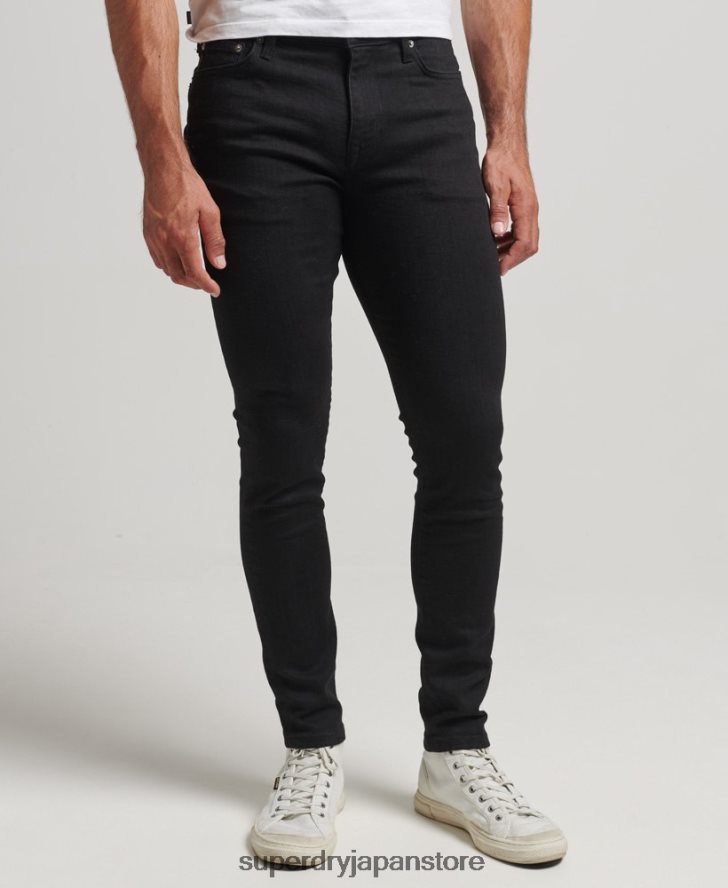 ヴィンテージスキニージーンズ 男性 Superdry 衣類 黒 2J62PZ1210