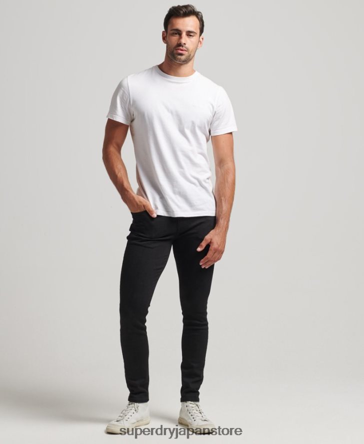 ヴィンテージスキニージーンズ 男性 Superdry 衣類 黒 2J62PZ1210