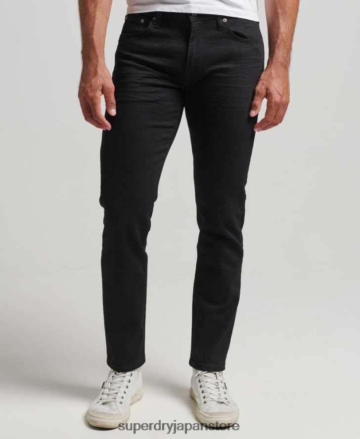 オーガニックコットンスリムジーンズ 男性 Superdry 衣類 黒 2J62PZ1212