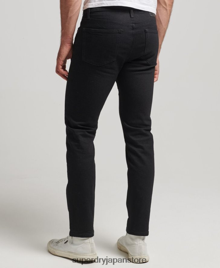 オーガニックコットンスリムジーンズ 男性 Superdry 衣類 黒 2J62PZ1212
