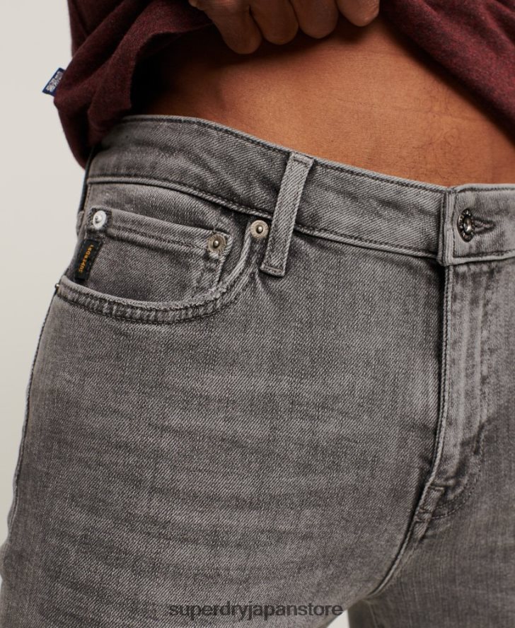 ヴィンテージスキニージーンズ 男性 Superdry 衣類 グレー 2J62PZ1213
