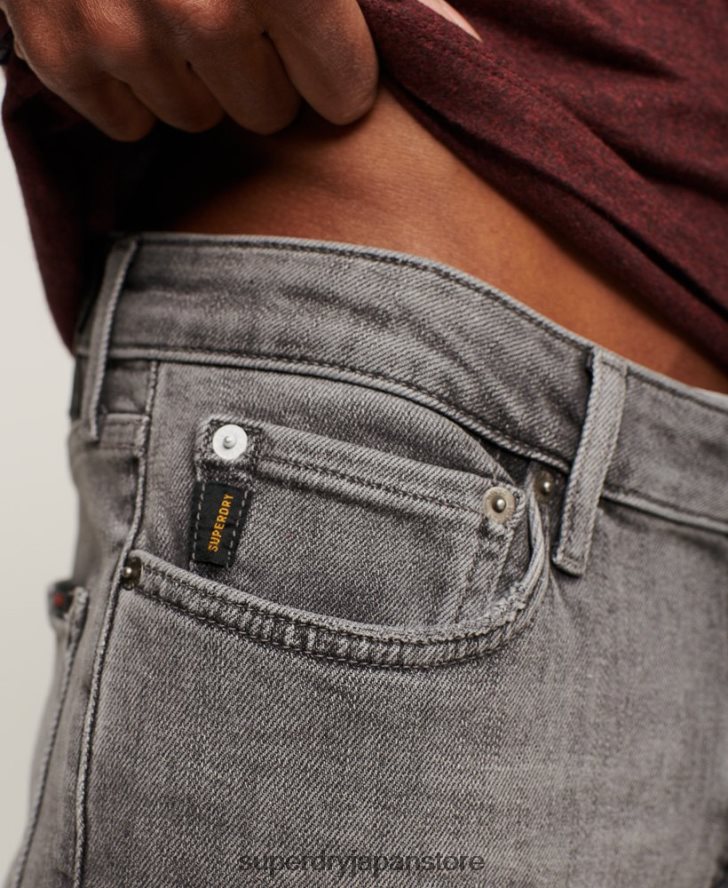 ヴィンテージスキニージーンズ 男性 Superdry 衣類 グレー 2J62PZ1213