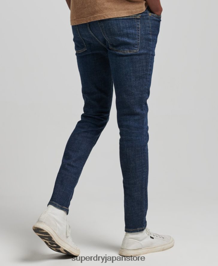 ヴィンテージスキニージーンズ 男性 Superdry 衣類 青 2J62PZ1216