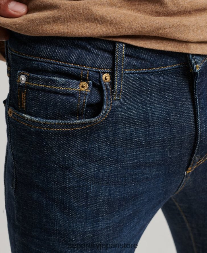 ヴィンテージスキニージーンズ 男性 Superdry 衣類 青 2J62PZ1216