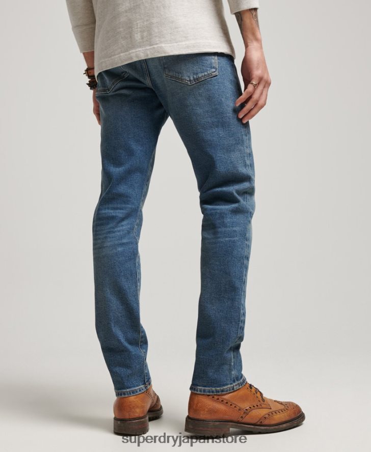 マーチャント ストア - オーガニック スリム ジーンズ 男性 Superdry 衣類 青 2J62PZ1217