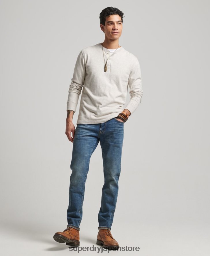 マーチャント ストア - オーガニック スリム ジーンズ 男性 Superdry 衣類 青 2J62PZ1217