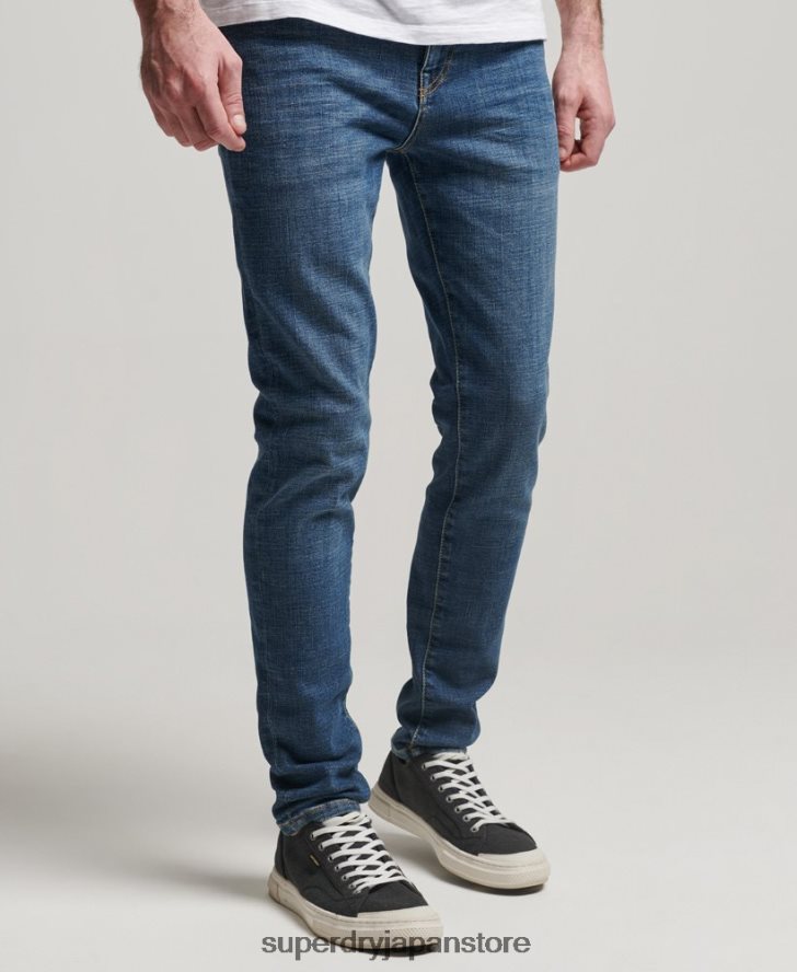ヴィンテージスキニージーンズ 男性 Superdry 衣類 青 2J62PZ1218