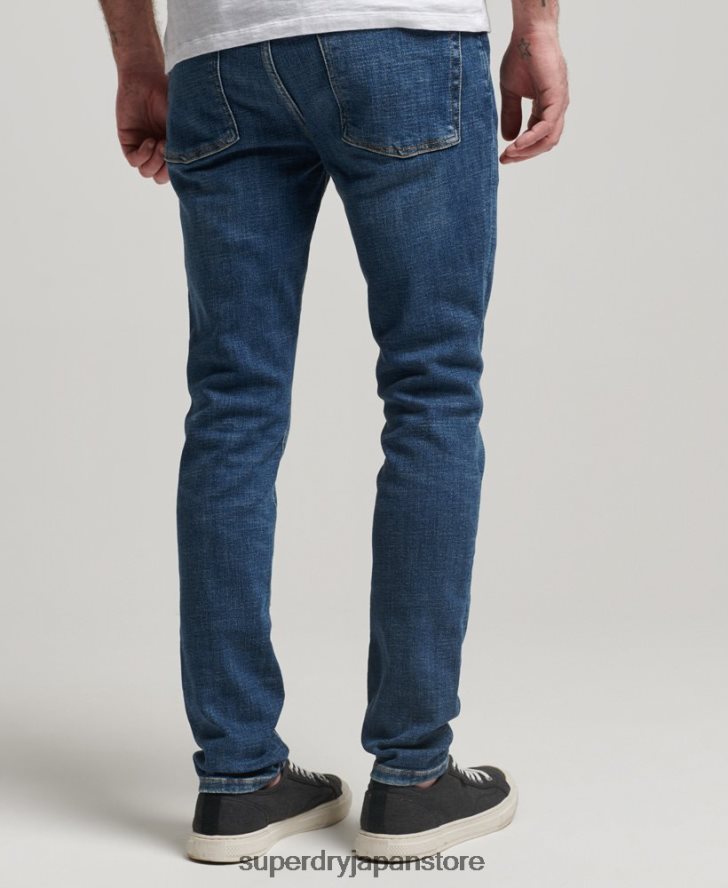 ヴィンテージスキニージーンズ 男性 Superdry 衣類 青 2J62PZ1218