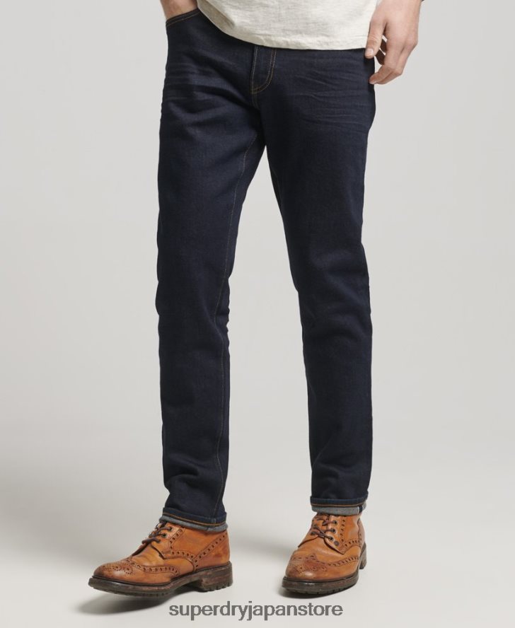 マーチャント ストア - オーガニック スリム ジーンズ 男性 Superdry 衣類 濃紺 2J62PZ1219