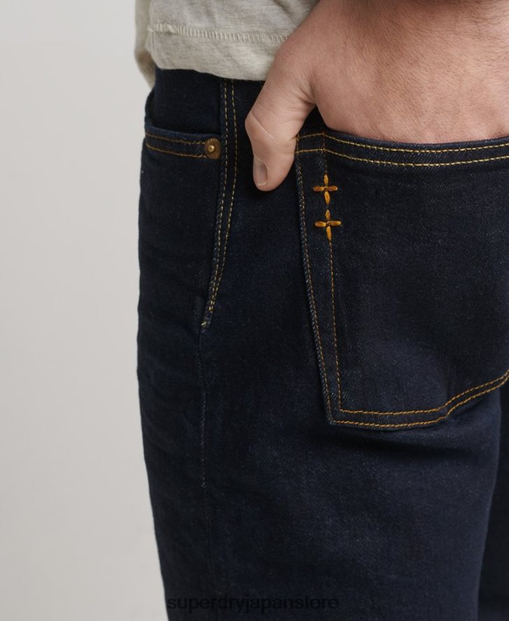 マーチャント ストア - オーガニック スリム ジーンズ 男性 Superdry 衣類 濃紺 2J62PZ1219