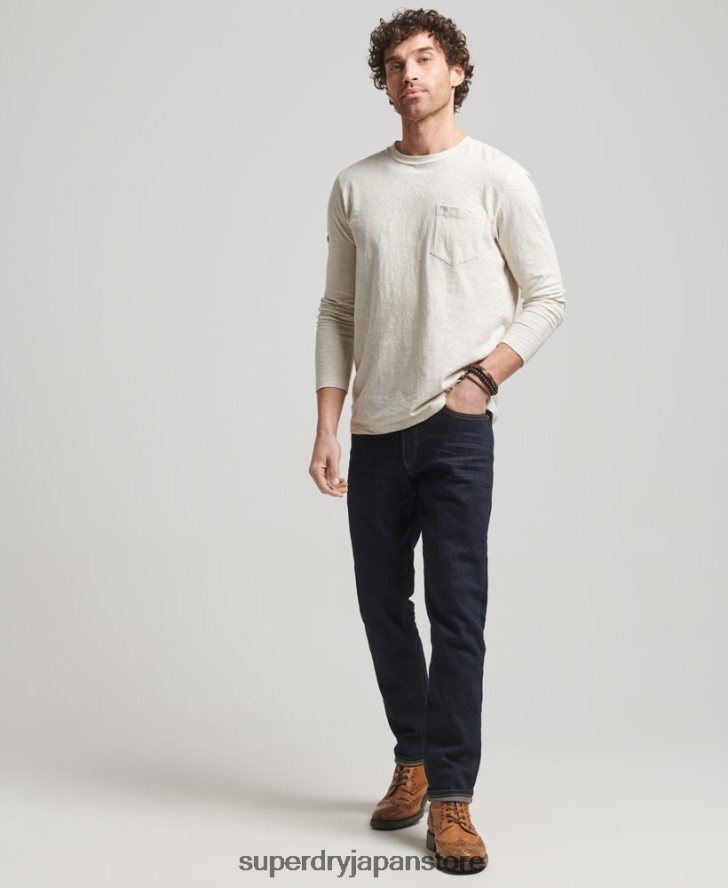 マーチャント ストア - オーガニック スリム ジーンズ 男性 Superdry 衣類 濃紺 2J62PZ1219