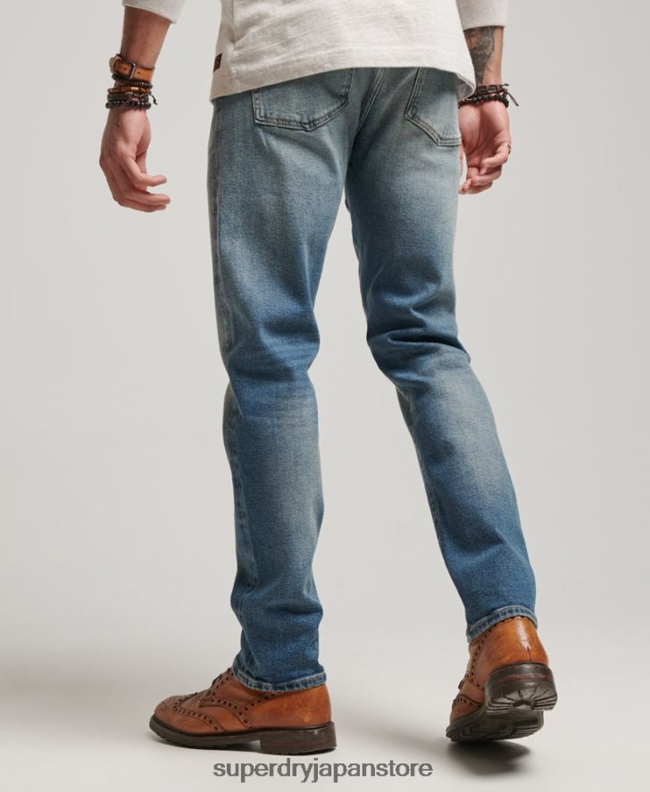 マーチャント ストア - オーガニック スリム ジーンズ 男性 Superdry 衣類 ライトブルー 2J62PZ1221