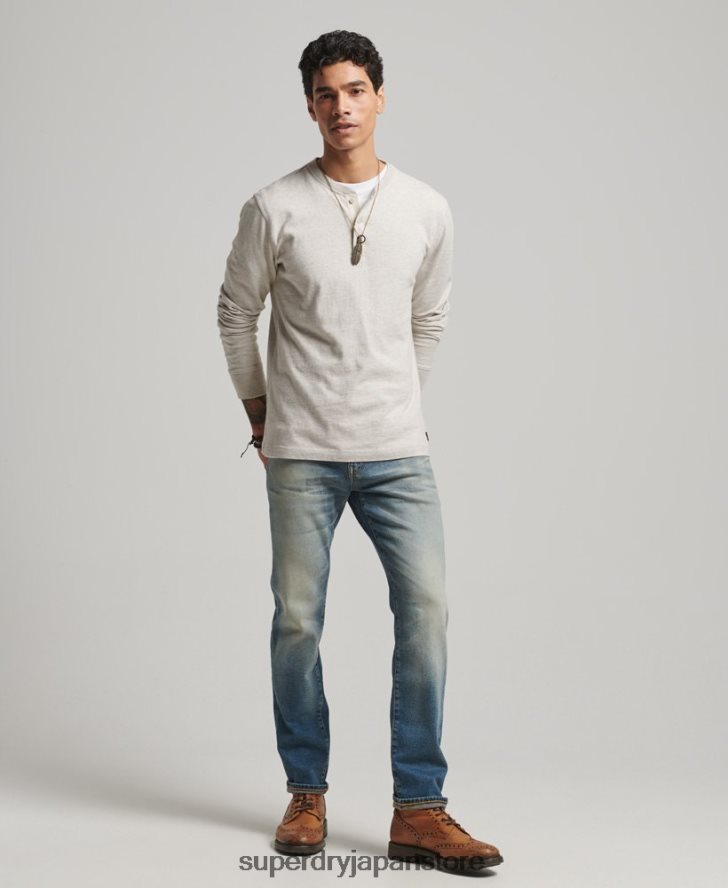 マーチャント ストア - オーガニック スリム ジーンズ 男性 Superdry 衣類 ライトブルー 2J62PZ1221