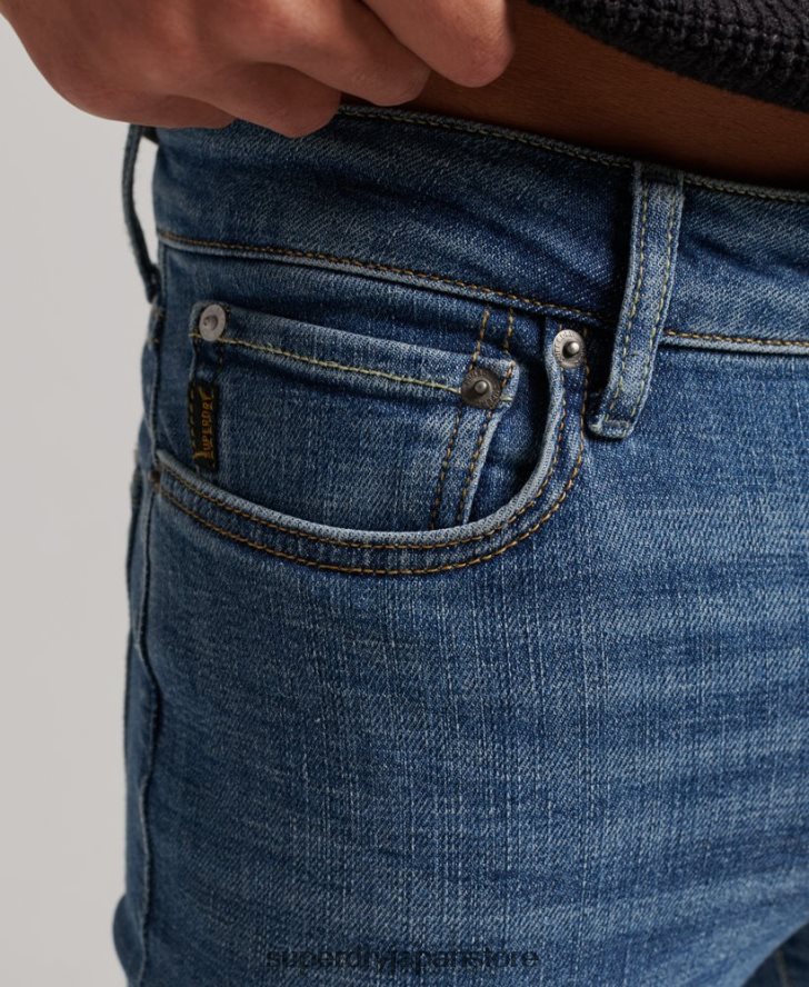 ヴィンテージスキニージーンズ 男性 Superdry 衣類 ライトブルー 2J62PZ1223