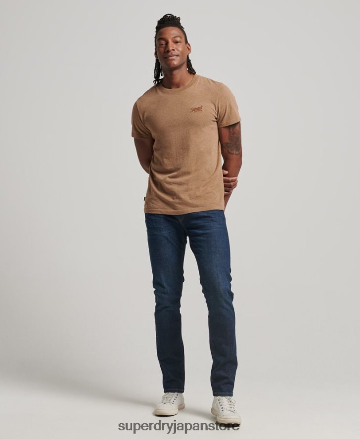 オーガニックコットンスリムジーンズ 男性 Superdry 衣類 青 2J62PZ1224