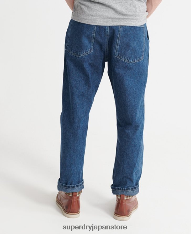ライオネル イージー ファティーグ ジーンズ 男性 Superdry 衣類 青 2J62PZ1233