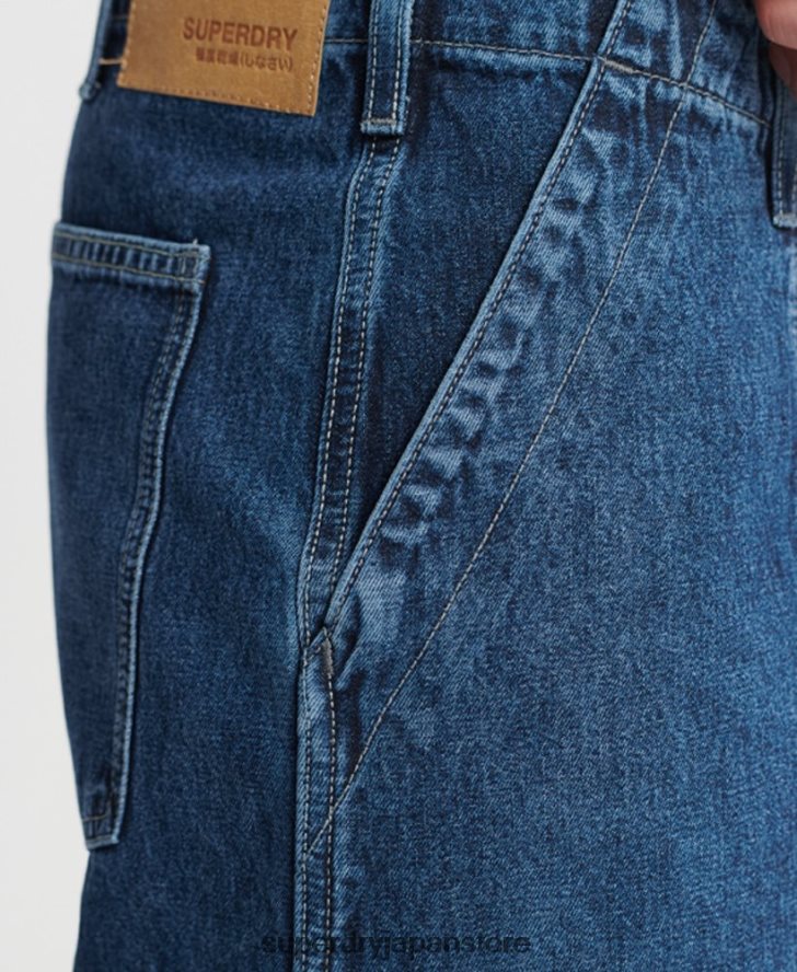 ライオネル イージー ファティーグ ジーンズ 男性 Superdry 衣類 青 2J62PZ1233