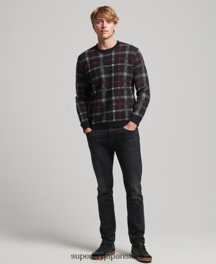 パターンクルージャンパー 男性 Superdry 衣類 黒 2J62PZ1279