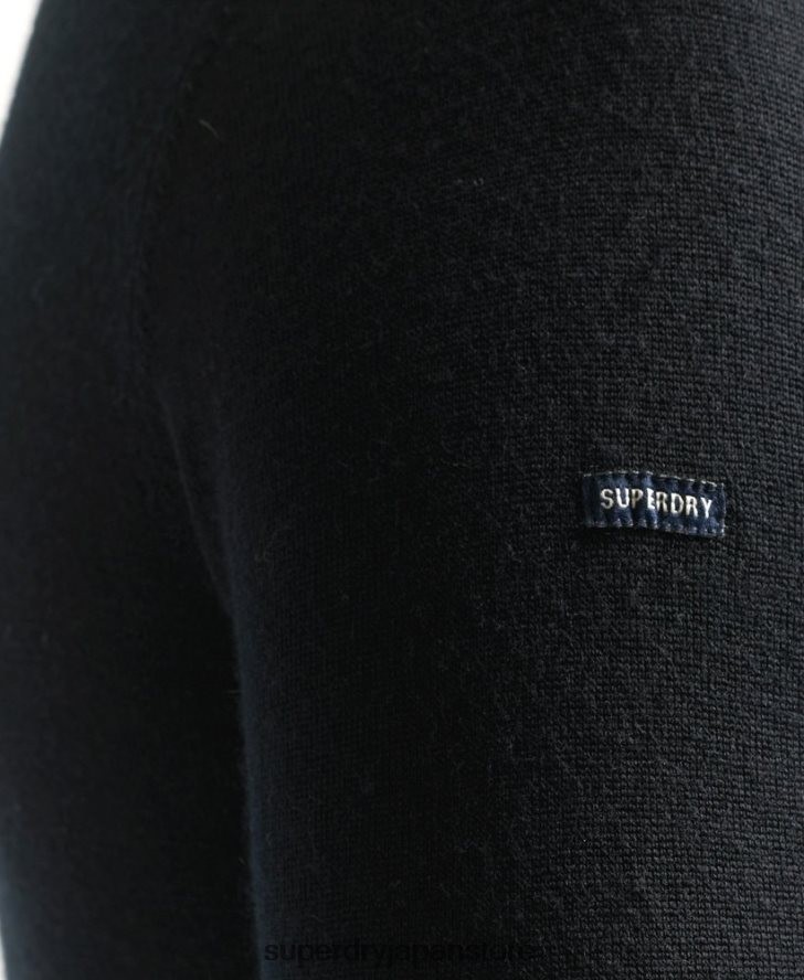 スタジオメリノクルージャンパー 男性 Superdry 衣類 黒 2J62PZ1286